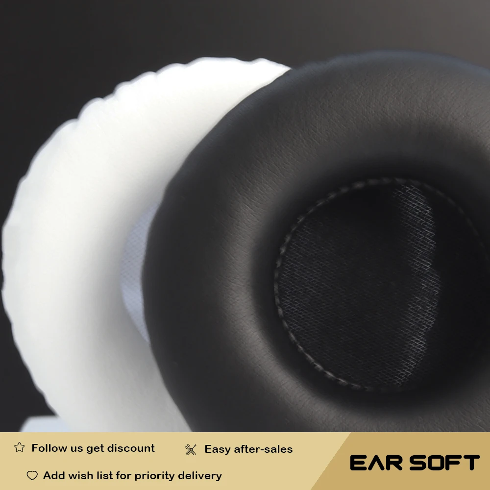 Earsoft Replacement Ear Pads Cushions for ATH-AD1000X ATH-AD2000X Headphones Earphones Earmuff Case Sleeve Accessories earsoft replacement ear pads cushions for ath msr7se headphones earphones earmuff case sleeve accessories