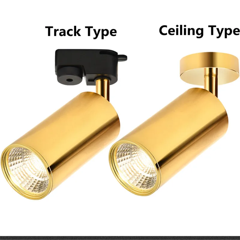 Светодиодный Трековый светильник GU10 лампа алюминиевый потолочный для