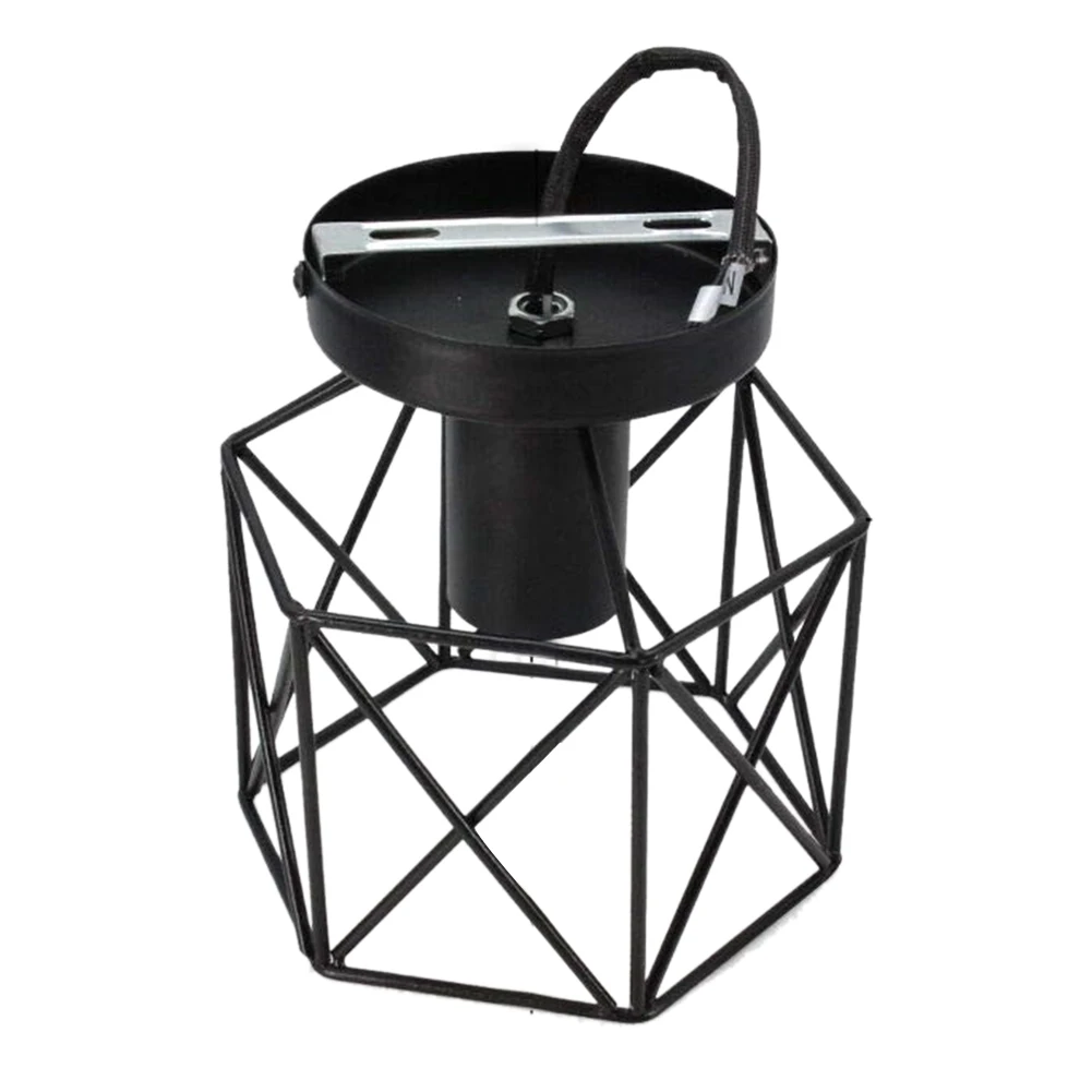 

E27 Socket Wrought Iron Pendant Lamp Industrial Vintage Shop Home Hallway Stairs Porch LED Ceiling Light Bar Dining Room Balcony