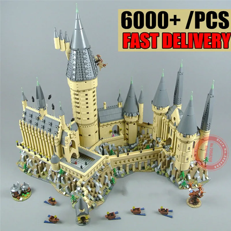 

New Magic Hogwarts Castle House Streetview Fit Legoings Castle House Potter Building Blocks Bricks Kid Toy Gift Birthday