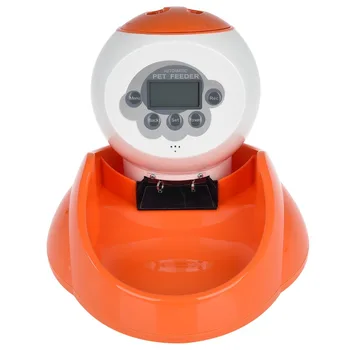 

Automatic Pet Food Feeder With Voice Recording Food Bowl For Medium Small Dog Cat LCD Screen Dispensers 4 Times One Day