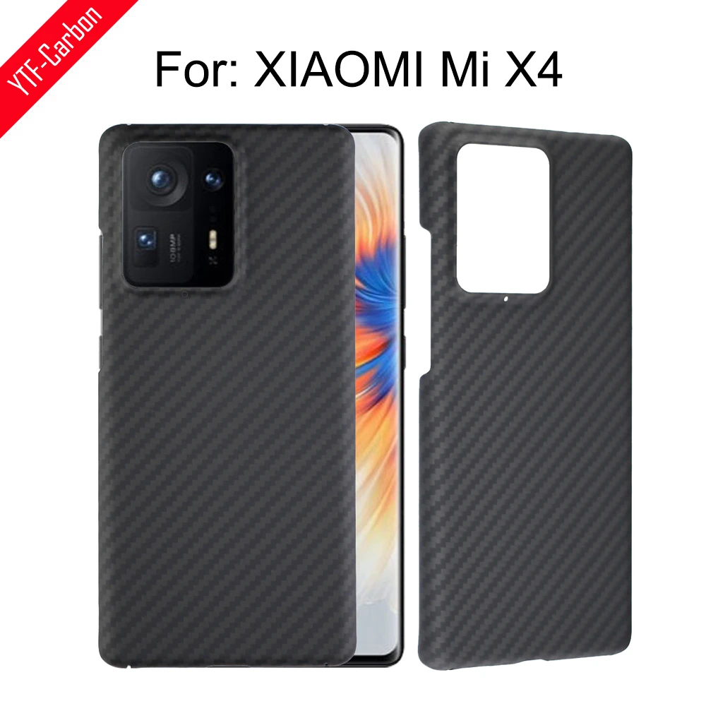 YTF-carbon Real carbon fiber case For xiaomi mi x4 case ultra-light Thin Aramid Fiber Phone Cover for mi x4