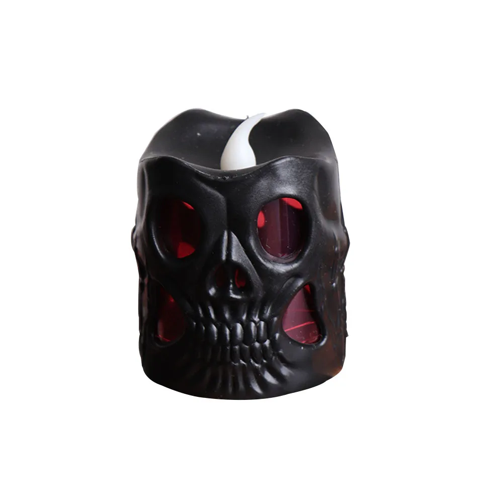 Halloween Lights LED Light Skull Head Candles Lamp Party Decoration Candle toy Festive party decoration toys | Игрушки и хобби