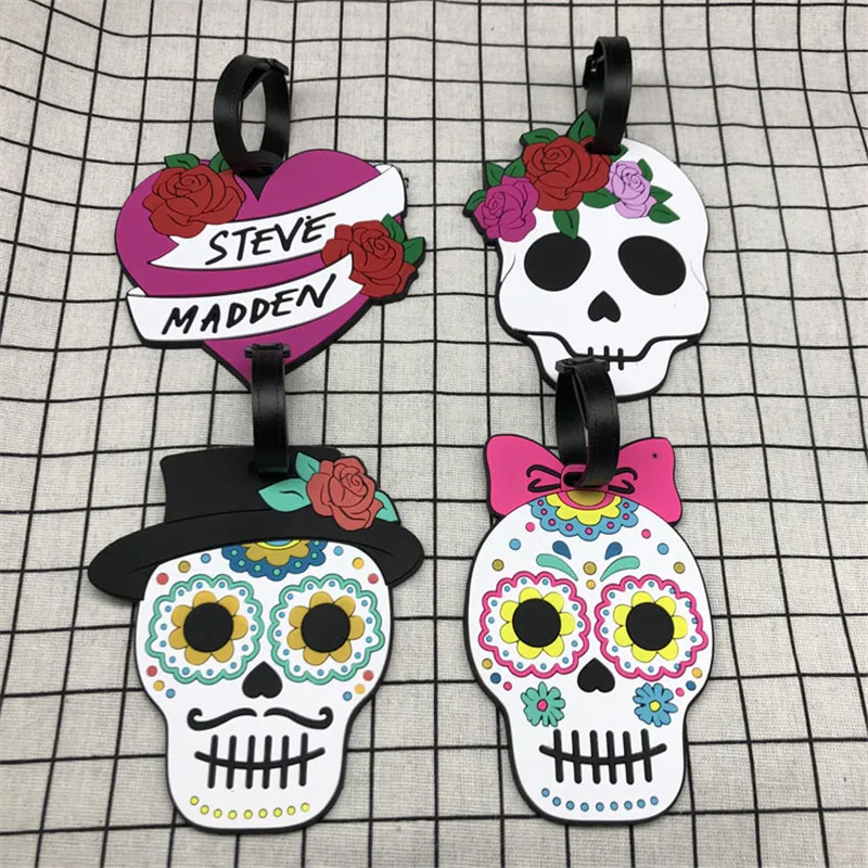Travel Accessories Fashion Flower Skull 