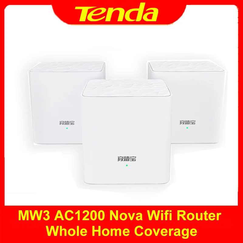 爆買い Wifiルーターac10デュアルバンドwifiリピーター全体ホームカバレッジワイヤレスブリッジシステム Wireless Nova Mw3 Tenda Routers 税込新品 Fanbase Co Ke