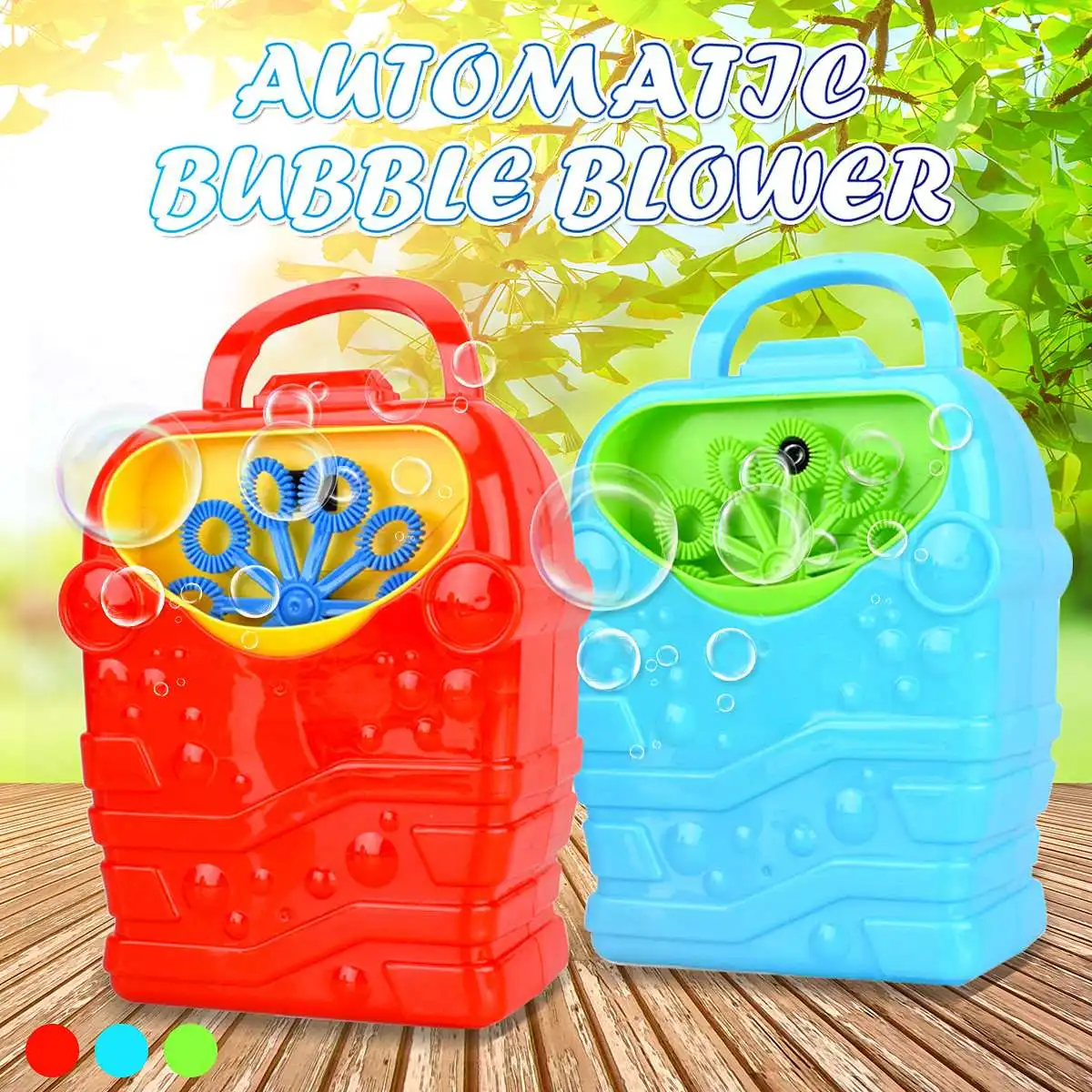 

1pcs Bubble Machine Automatic Soap Bubbles Blower Blowing Portable Bubble Maker Machine Portable For Kids Party Effect Wholesale