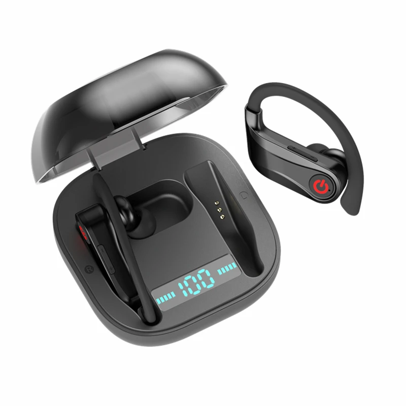 HAAYOT Беспроводные наушники с ушным крючком спортивные TWS Twins Bluetooth 5 0 стерео музыка