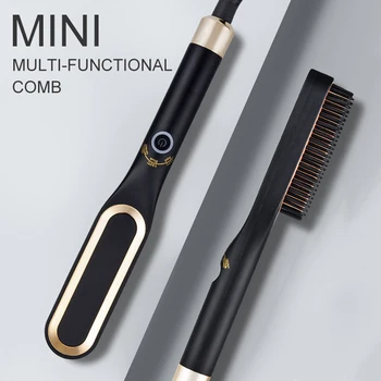 

Hair Straightener Comb Faster Anti-Scald Beard Brush Comb Upgraded Portable Beard Straightening Unique Stocking Stuffers Gift