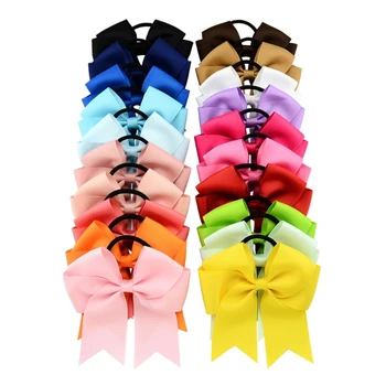 

10pcs Baby Girl's Boutique Hair Band Rope Bow Grosgrain Ribbon Elastic Headband