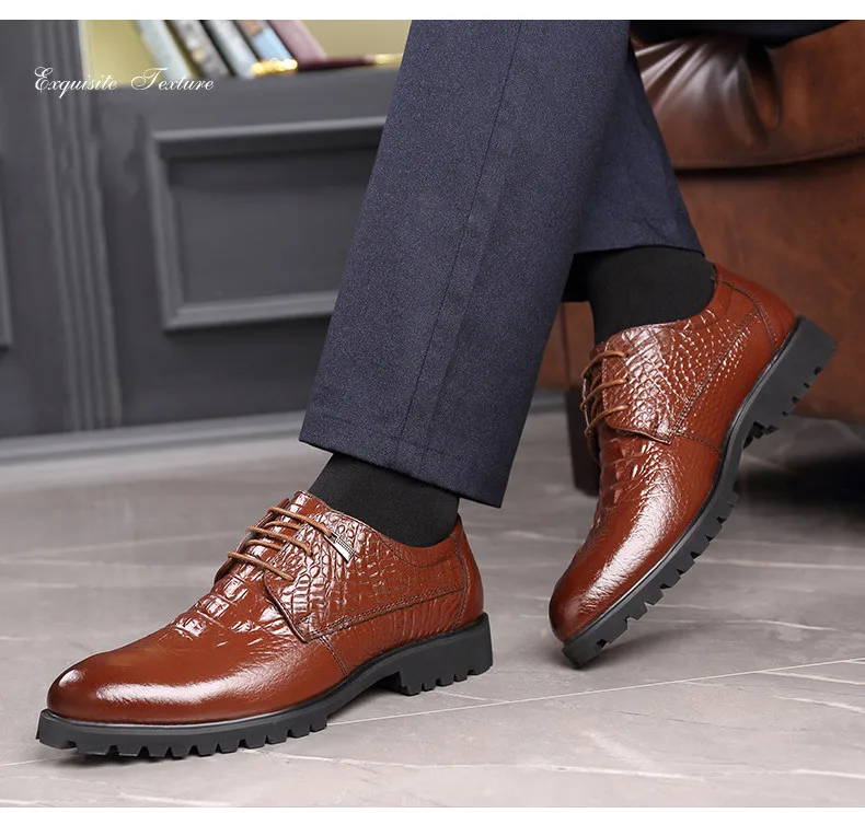 38-44 mens dress shoes business comfortable Stylish Gentleman's mens classic shoes#LQ1923