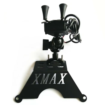 

Motorcycle Stand Holder Smartphone Mobile Phone Gps Plate Bracket for Yamaha Xmax125 250 300 400 2017-2019
