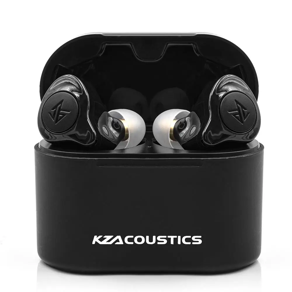 KZ S2 1DD + 1BA Hyrbid HiFi TWS True Wireles Bluetooth 5 0 наушники-вкладыши с Realtek 8763 шумоизоляция Z1 S1 |