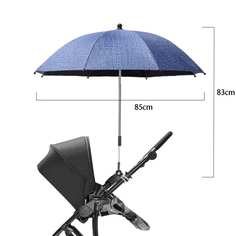 baby stroller accessories bassinet Universal Baby Stroller Folding Umbrella UV Protection Rainproof Infant Stroller Cover Umbrella 360 Degrees Adjustable Sunshade baby stroller cover for winter Baby Strollers