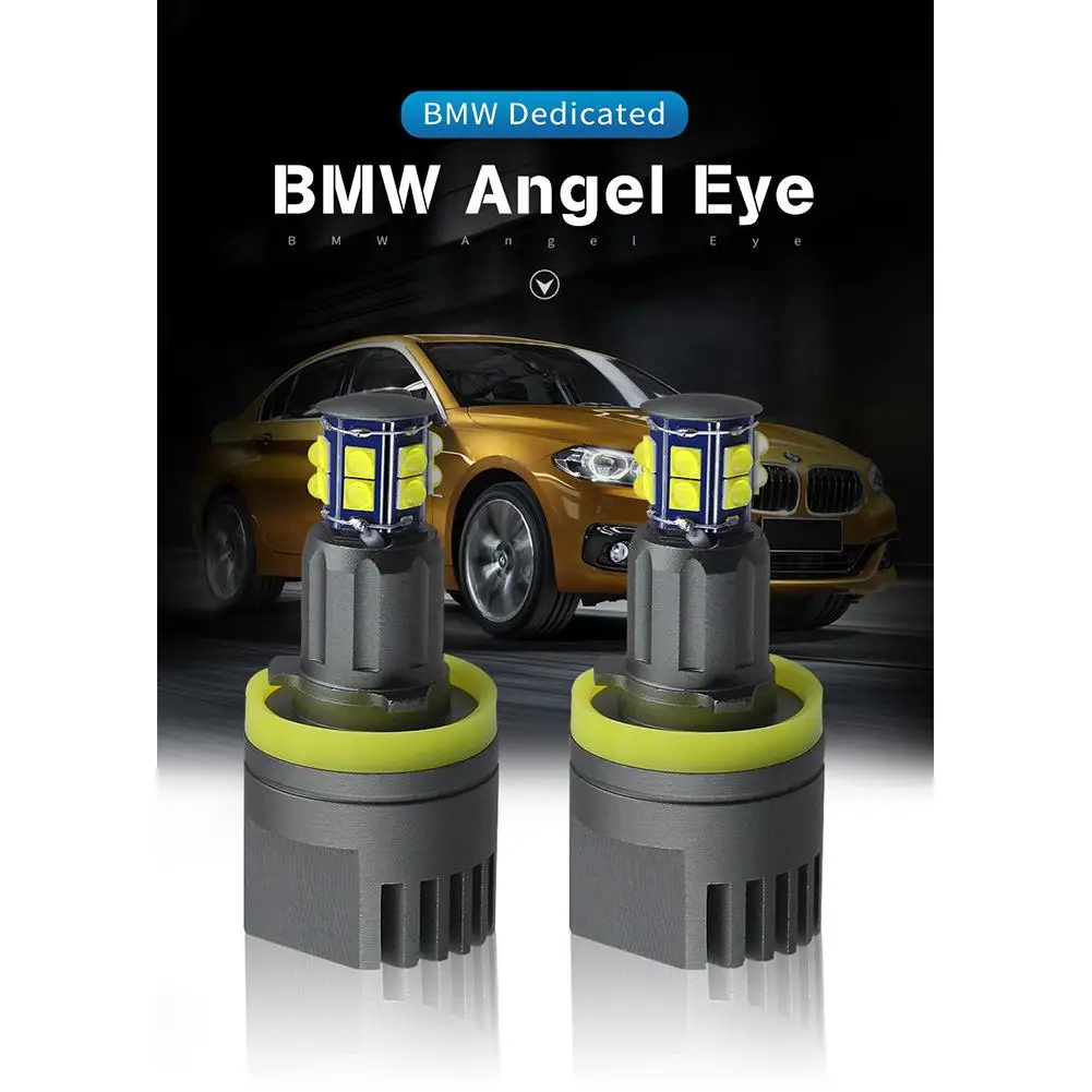  Dragonpad 120W E92 H8 LED Angel Eyes Led Marker Lights for old 3 series 5 series X series Headlight - 4000141829195