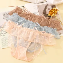 

Sexy Lace Panties Women's Underwear Fashion Hollow Out Comfort Briefs Low Waist Seamless Underpants Female Sexy Lingerie