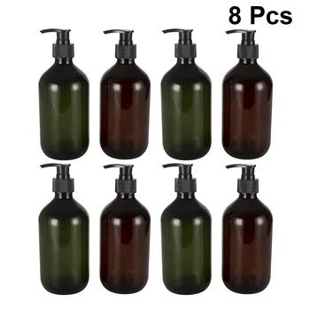 

8 Pcs Spray Bottle Perfume Bottle Water Bottle Macetas Squeeze Bottle Durable 500ml Shampoo Bottle Cosmetic Storage Set For Men