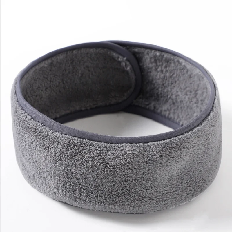 Eyelashes Extension Spa Facial Headband Make Up Wrap Head Terry Cloth Headband Stretch Towel with Magic Tape Makeup Hairband