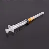 5pcs 10pcs 1ml 2ml Sterile medical injection Industry Dispensing Measuring Liquid Glue Syringes with Pointed Needle Storage Caps 4