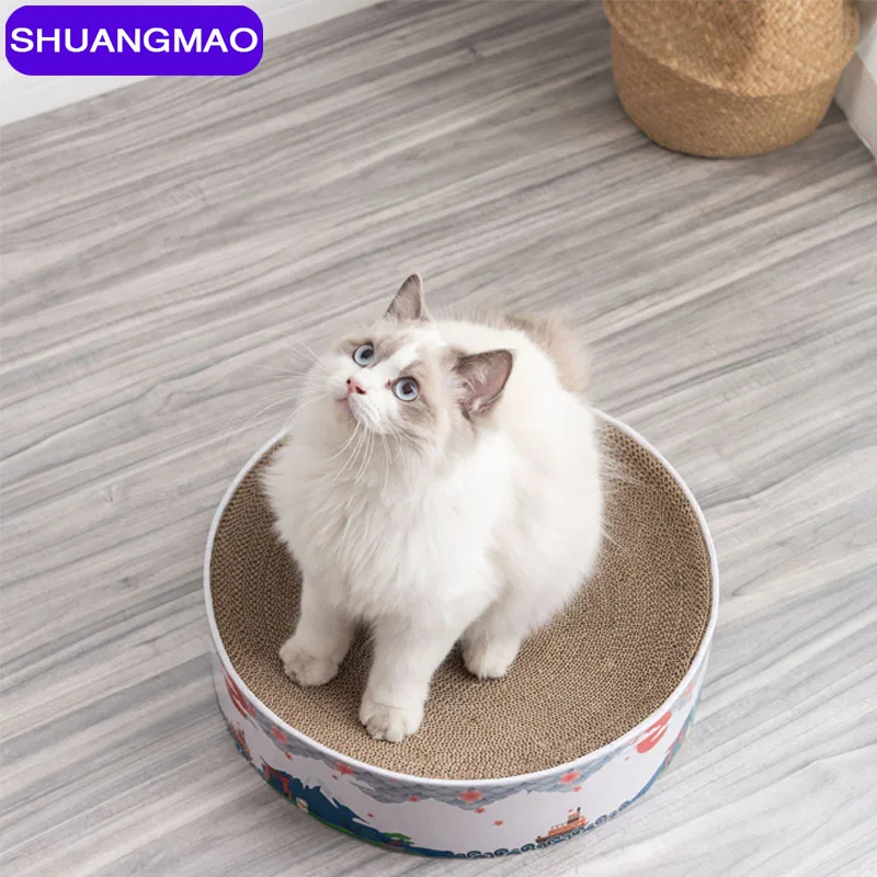 SHUANGMAO кошачья чесалка С Кошачьей Мятой доска скребок для ногтей коврик кровать