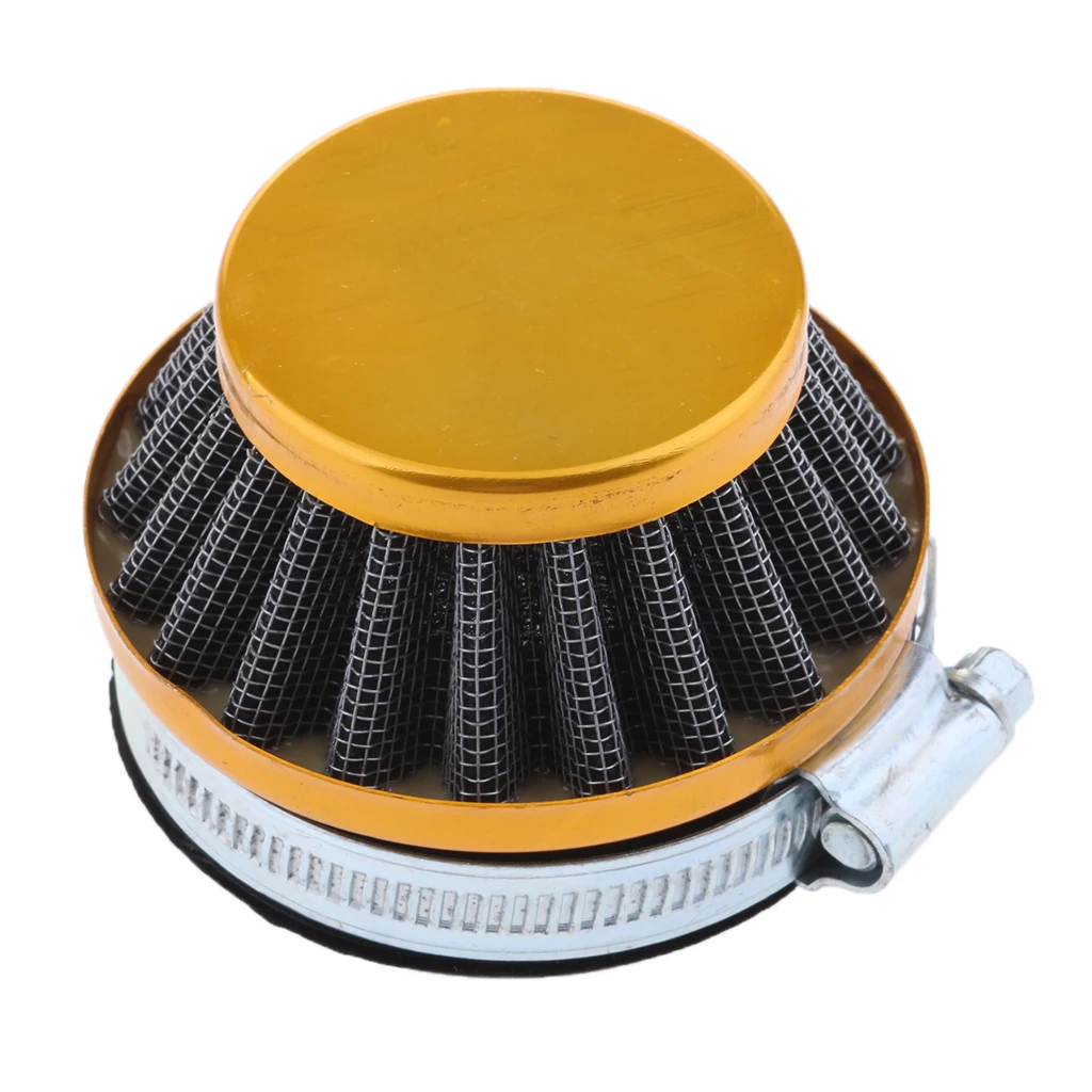 58mm Air Filter for HONDA SUZUKI KAWASAKI YAMAHA Carbureter Yellow
