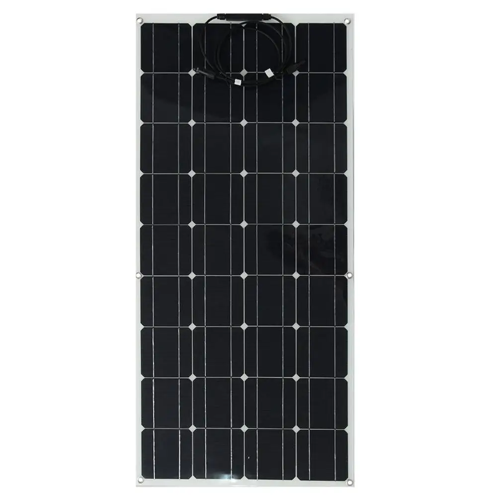 Гибкая солнечная панель 100 Вт solarcity mono батарея Полугибкие солнечные панели для RV