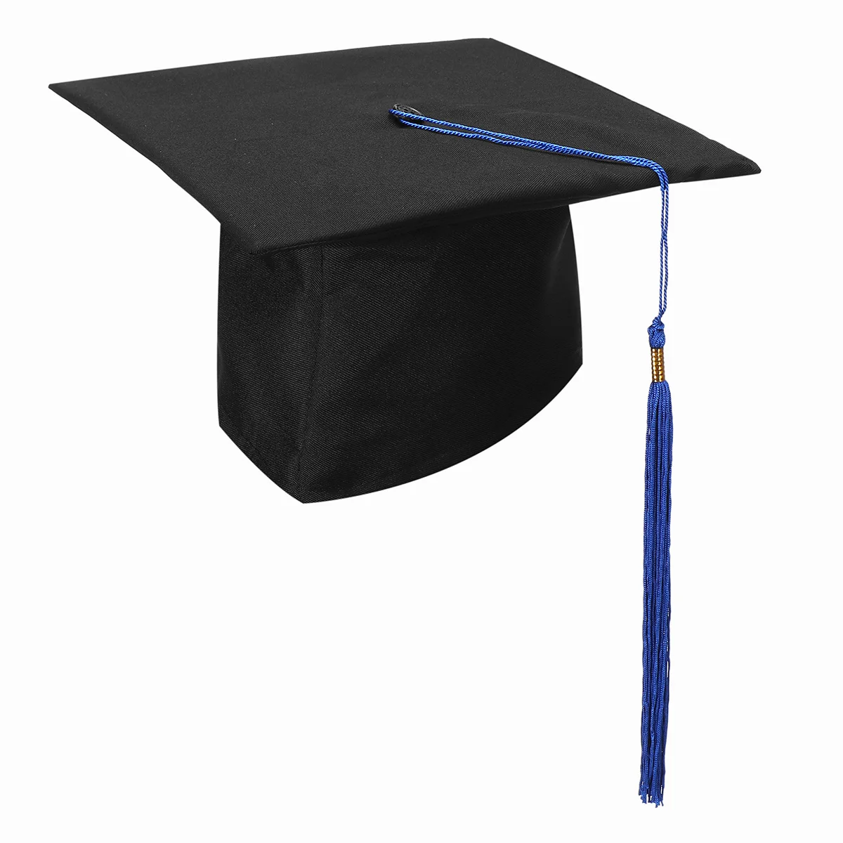 Hat College Bachelor Doctor Chancellor Graduation Board Cap Tassel Costume Party
