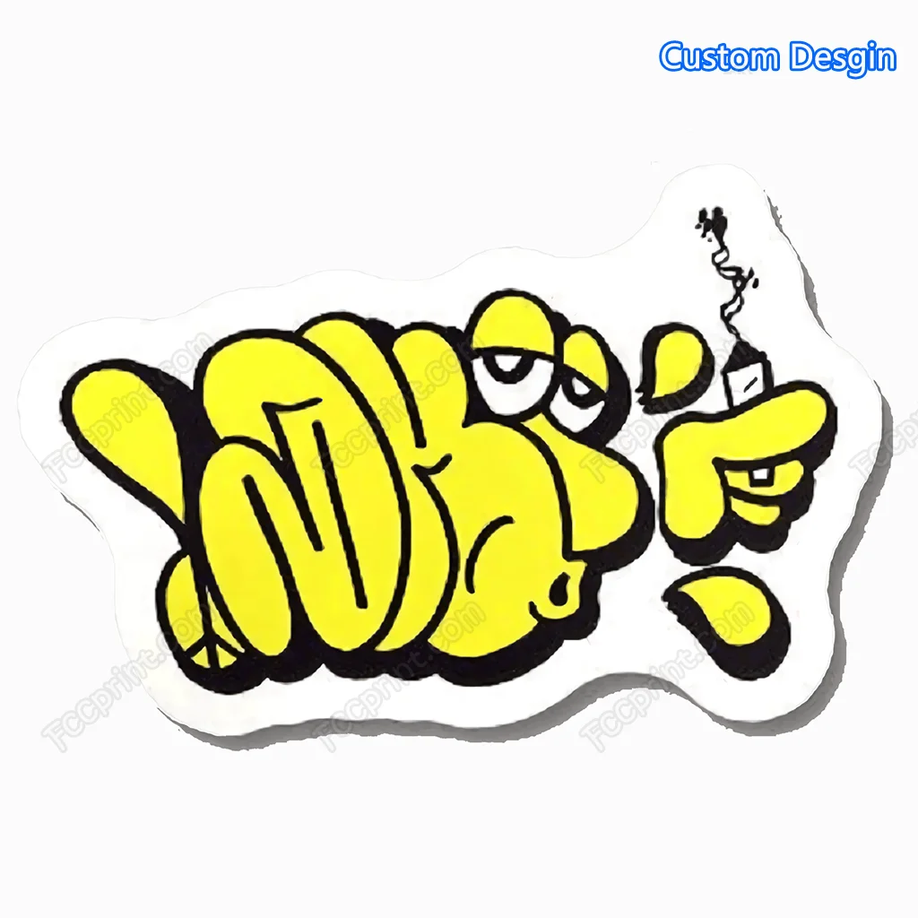 Индивидуальные наклейки в виде яичницы