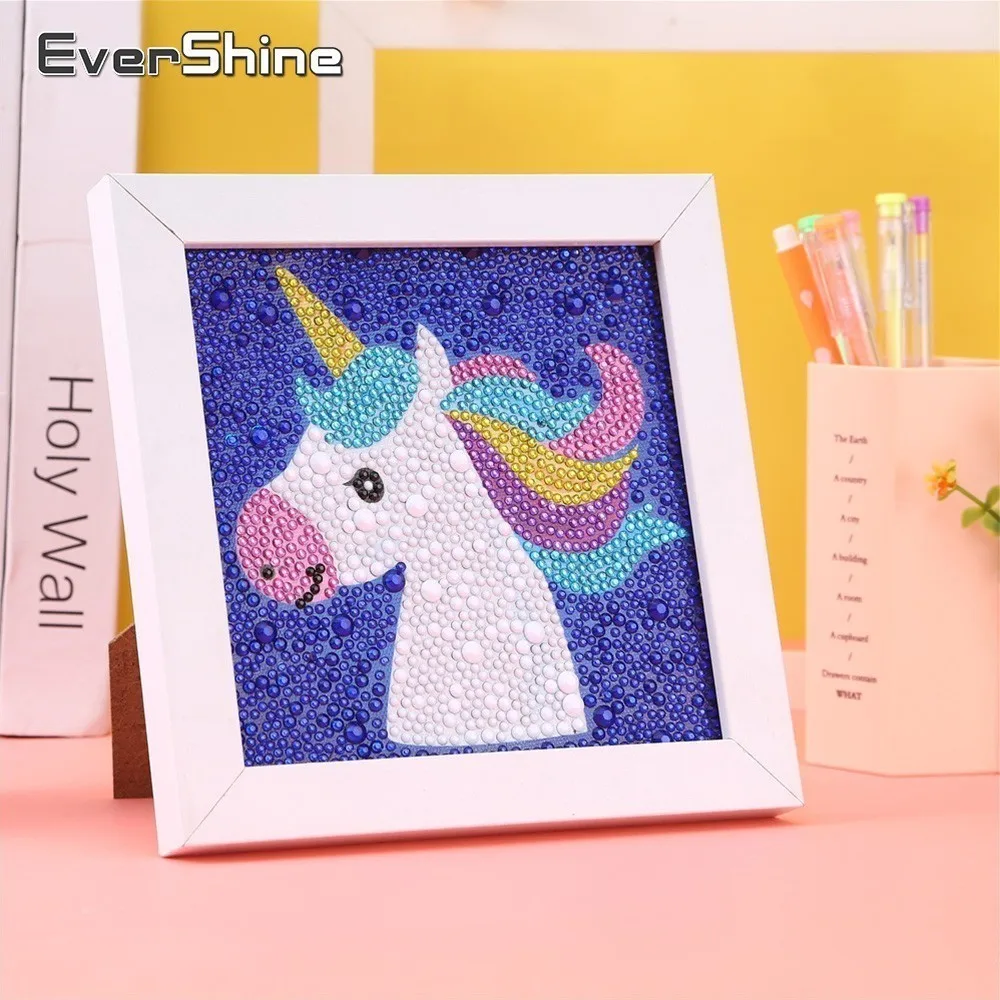 EverShine DIY Специальная форма бриллиант картина мультфильм Алмазная вышивка Стразы Вышивка крестиком дети бисера картина художественные наборы
