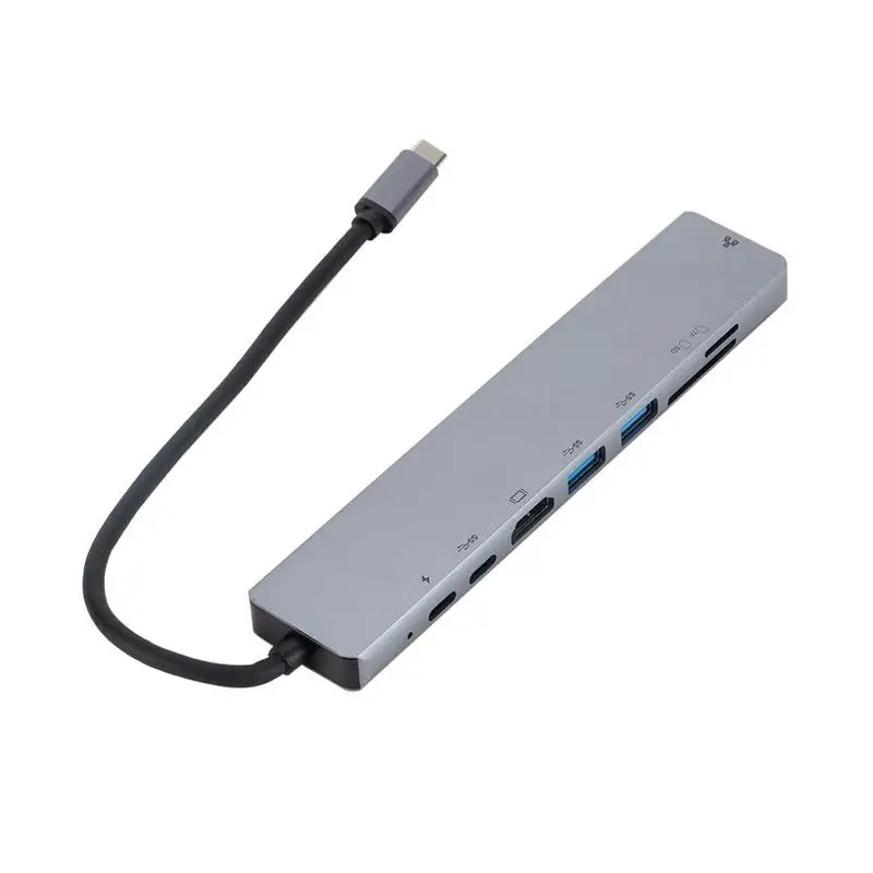 USB C концентратор USB 3,0 HDMI 4 K/SD/TF кард-ридер/PD зарядный адаптер Pro Usb адаптер для MacBook C разветвитель питания RJ45 аудио T S0L1