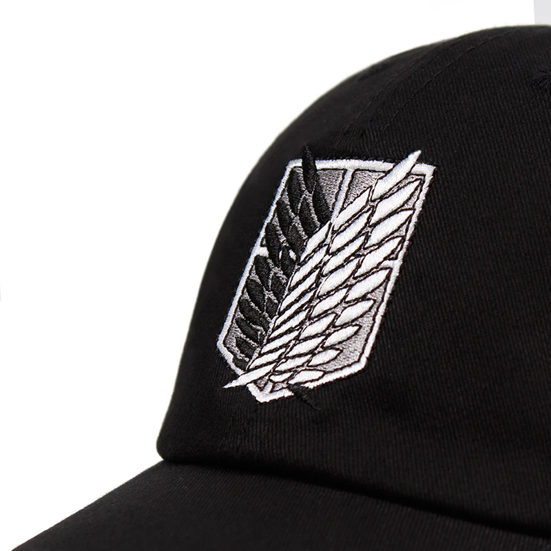 Хлопок aot regi Мужские t Dad шляпа вышивка бейсболки женские мужские Snapback черные защитные головные уборы
