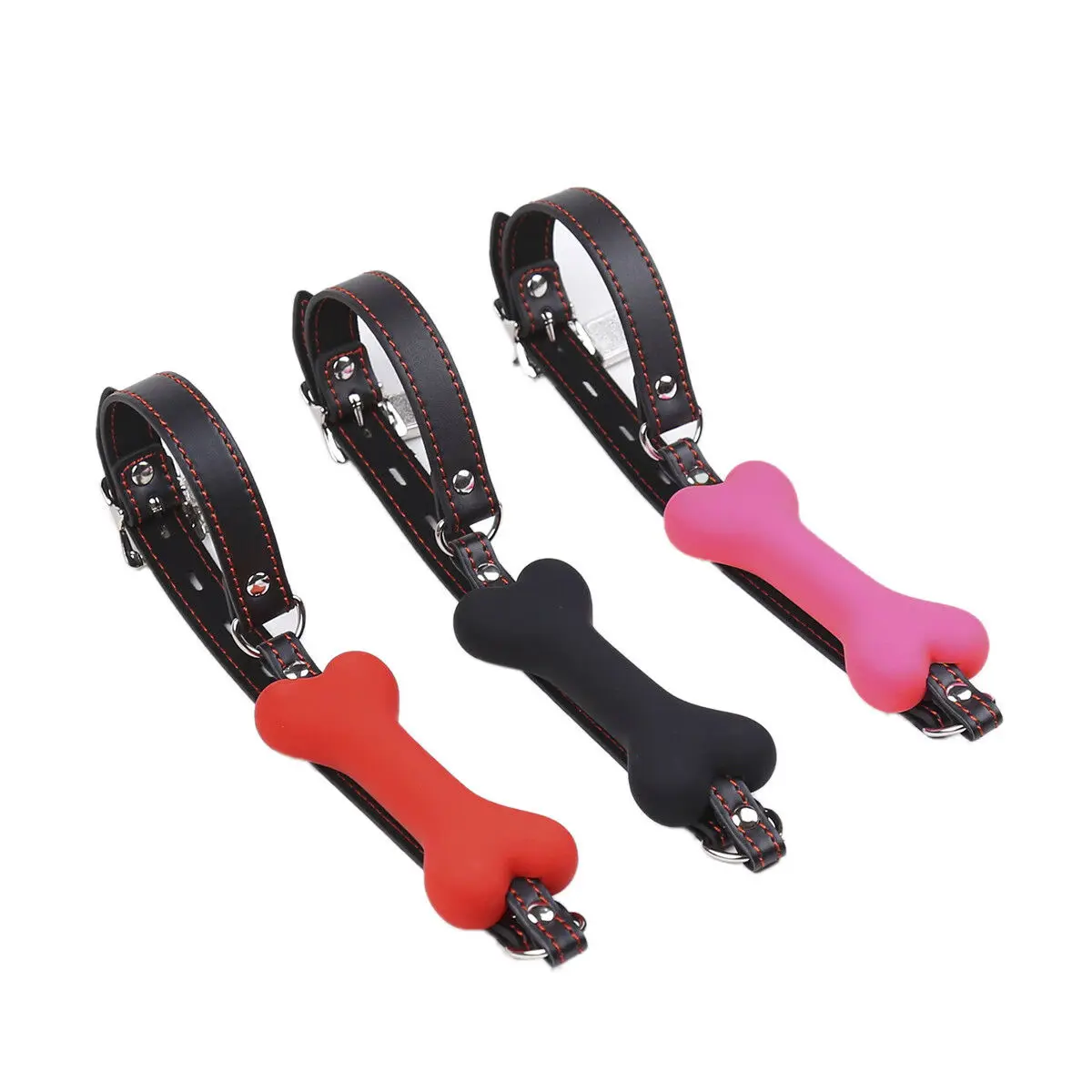 20mm Cute Silicone Dog Bone Gag Bondage Open Mouth Plug Ball Gags Stuffer Adult Games BDSM Sex Toys for Couples Erotic Products | Красота и
