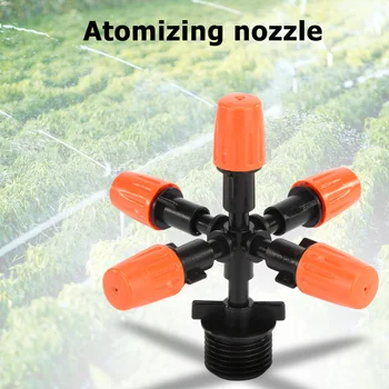 

5 Head Micro Drip Irrigation Atomization Nozzle Convenient Practical User-friendly Design Adjustable Water Control Sprayer