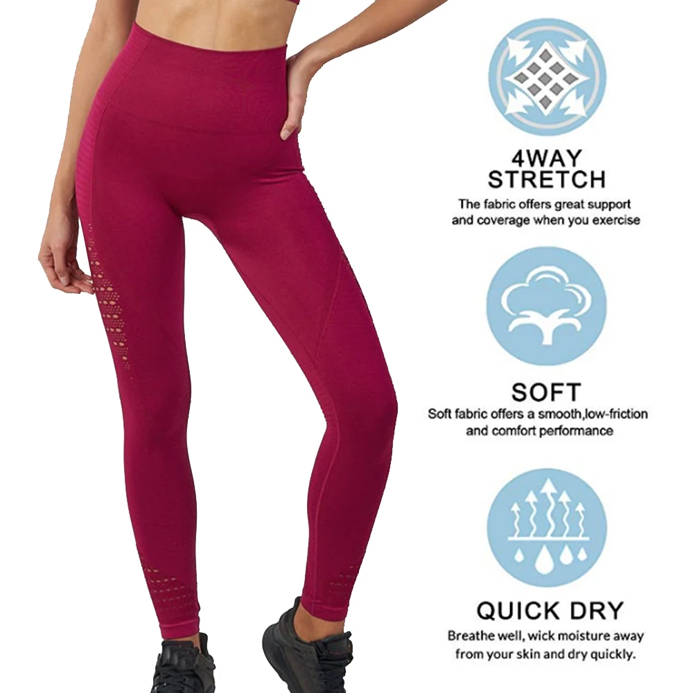 SFIT бесшовные леггинсы женские сексуальные штаны для йоги спортивные Леггинсы с пуш-ап высокой талией штаны для бега открытые эластичные леггинсы для фитнеса