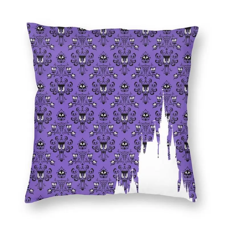 Magic Castle Silhouette Haunted Mansion Cushion Cover Halloween Ghost Floor Pillow Case for Sofa Fashion Pillowcase Home Decor | Дом и сад