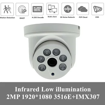 

4PCS Sony IMX307+3516EV200 2MP Low illumination IP Ceiling Dome Camera Indoor Infrared NightVision IRC 1080P H.265 ONVIF XMEYE