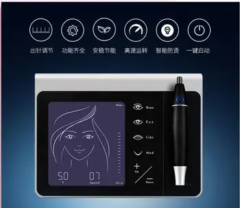 

New Arrival Touch Screen Rechargeable US/EU Plug Permanent Makeup Machine Kit Eyebrow Lip Eyeliner Machine