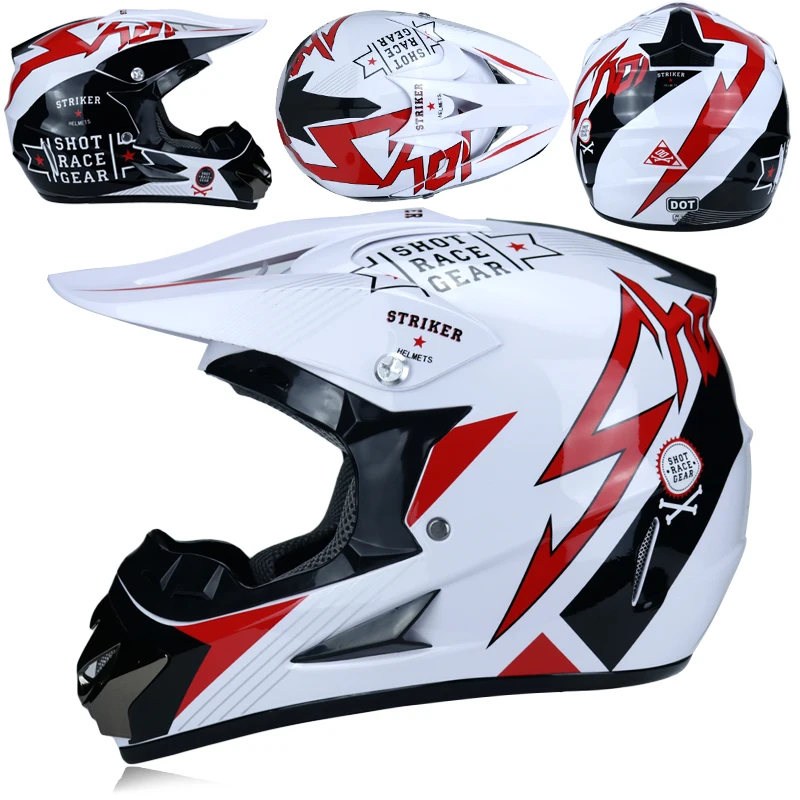 MSUEFKD casque de moto Dirt bike vtt descente croix capacete da moto cascos moto cross off road casques Dot утвержден - Цвет: 10
