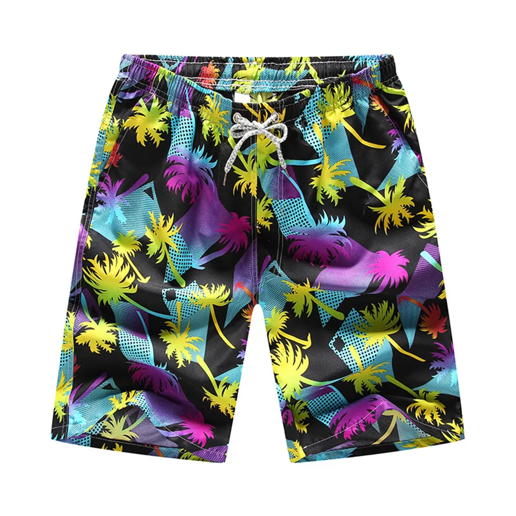 Coconut Tree Fast-drying Shorts Trunks Beach Board Swimming Short Quick Drying Pants Running Sports Surffing Shorts For Men Coconut Tree Fast-drying Shorts Trunks Beach Board Swimming Short Quick Drying Pants Running Sports Surffing Shorts For Men