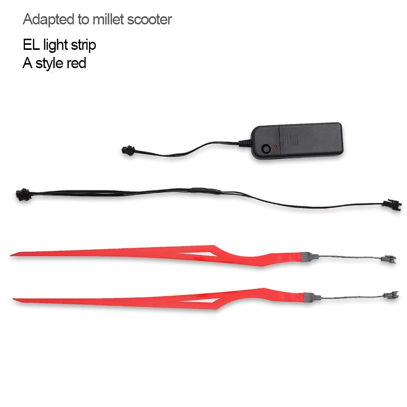 Xiaomi Mijia электрическая фара для скутера с pro модификацией аксессуары M365 скутер фонари творческие аксессуары практичные - Цвет: A style red