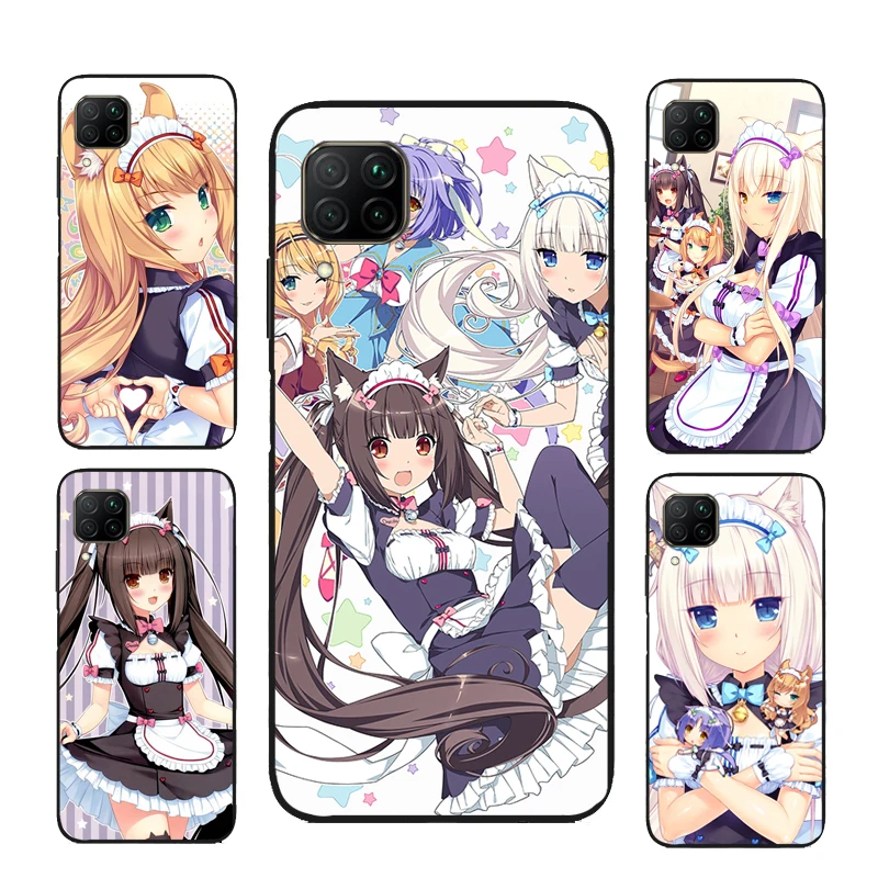 Vanilla NEKOPARA Anime Case For Huawei P30 Lite P20 P40 Mate 20 P Smart 2019 Nova 5T Honor 9X 8X 8A 10i | Мобильные телефоны и