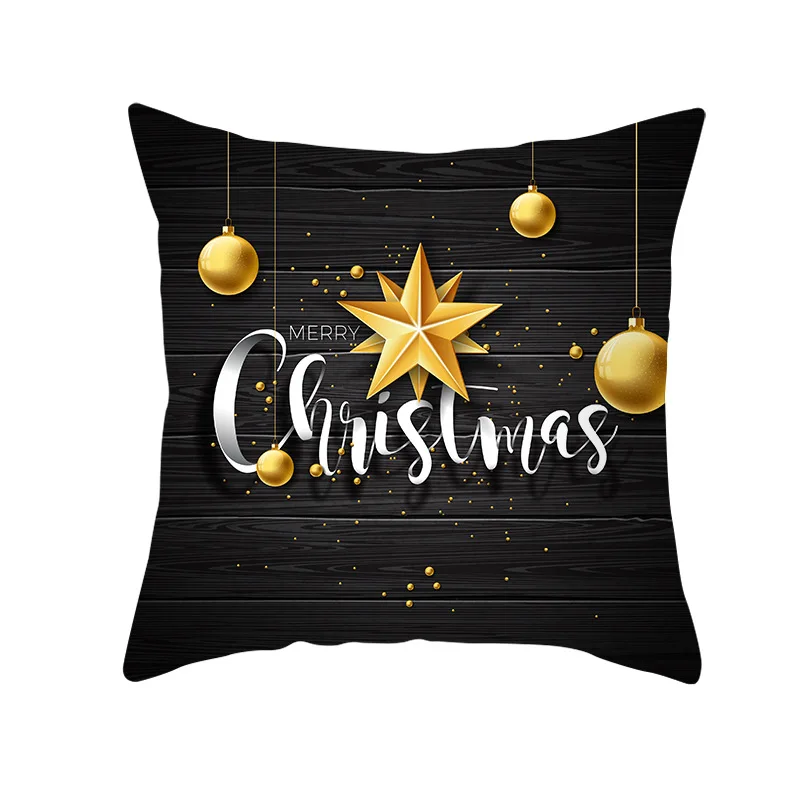 45x45 см, хлопковая Рождественская подушка, Рождественский Декор для дома, новогодний декор, Navidad, рождественский подарок, рождественские товары - Цвет: 21