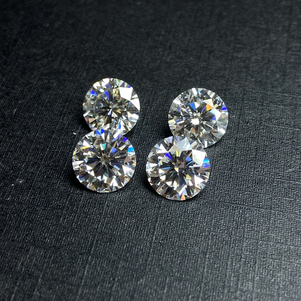 Россыпью VVS1 moissanite 1ct карат 6 5 мм D шт.|Стразы и драгоценные камни россыпью| |