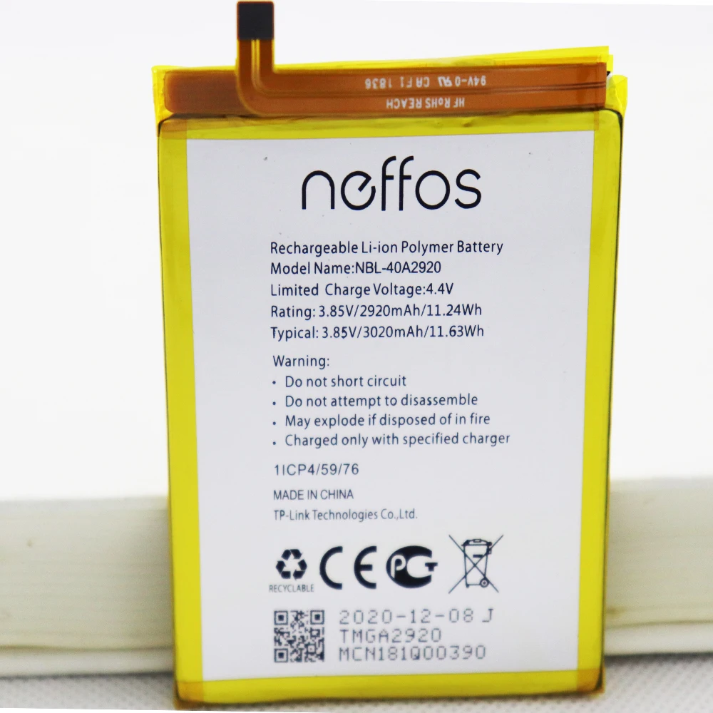 

5pcs/lot Original 3020mAh NBL-40A2920 Battery For TP-Link Neffos C9A TP706A TP706C Mobile Phone