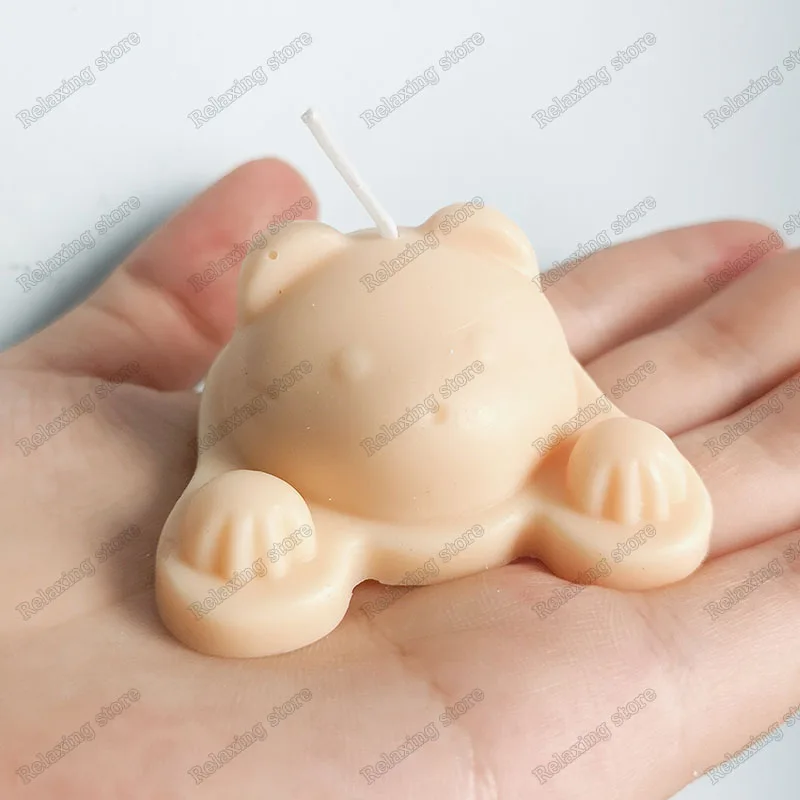 3D кошка торт Силиконовая форма вырезанная форма кота ароматическая свеча формы для мыла ручной работы Свеча Плесень