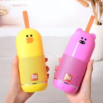 

TG502 Bluetooth Cute Style Louder Speaker Portable Music Waterproof Loudspeaker Support TF Card Kids Gift caixa de som