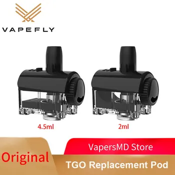

1Pcs/pack Vapefly TGO Fingerprint Replacement Empty Pod Cartridge 4.5ML/2ML Tank Atomizer Cartridge for Vapefly TGO Pod Kit