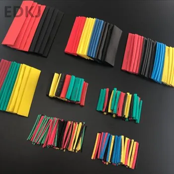 

164pcs / set color environmental protection heat shrinkable tube combination with high and low temperature resistance