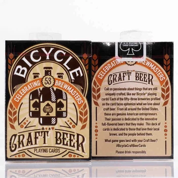

1 deck Bicycle Cards Craft Beer Bicycle Playing Cards Regular Bicycle Deck Rider Back Card Magic Trick Magic Props