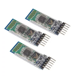 Émetteur récepteur sans fil Bluetooth HC 05 RF, maître esclave intégré, Port série 6 broches, Module de Communication T pour Arduino, 3 pièces 