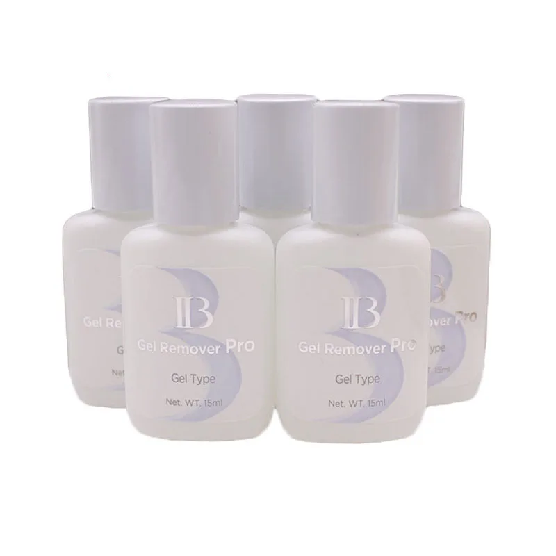 2 бутылки IBeauty Korea Original 15 мл IB Clear Gel Remover Pro SUPER BONDER для наращивания ресниц клей